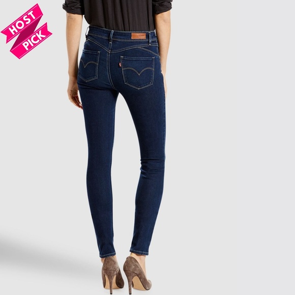 Levi's Denim - Levi’s Modern Rise Demi Curve Dark Skinny Jeans